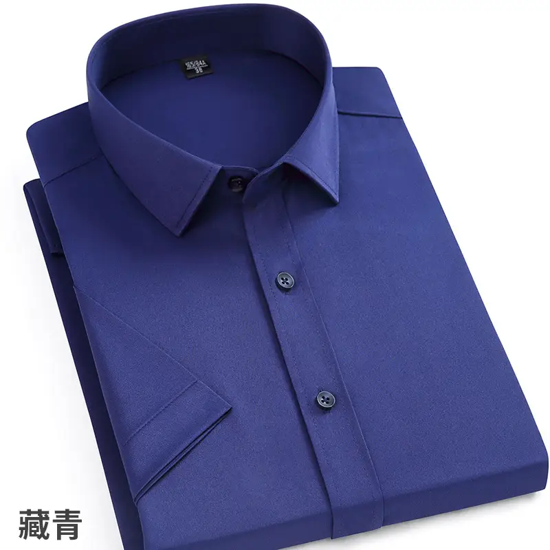 Men's Pink Long Sleeve Cotton Shirt with 3/4 Sleeves - Image 11