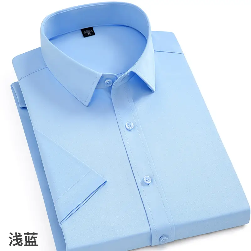 Men's Pink Long Sleeve Cotton Shirt with 3/4 Sleeves - Image 14
