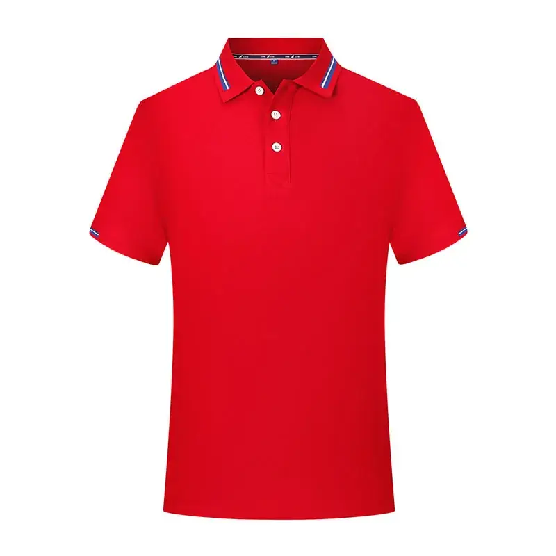 Men Navy Polo Shirt Short Sleeve Business Casual - Image 2