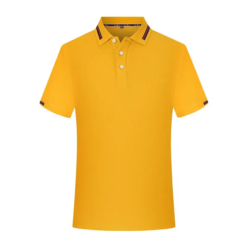 Men Navy Polo Shirt Short Sleeve Business Casual - Image 3