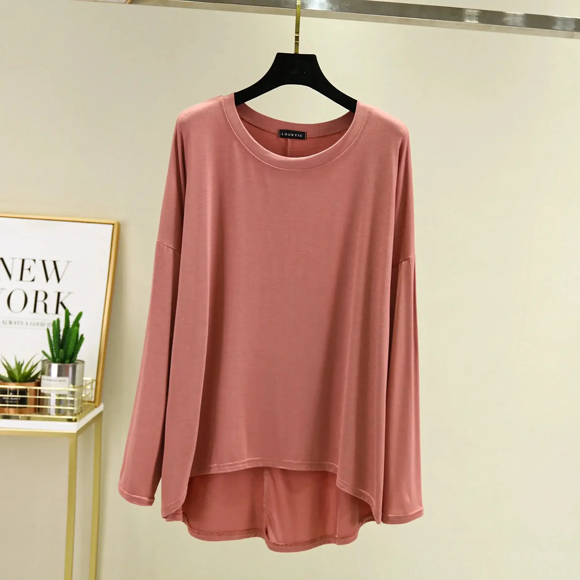 Women's White Long Sleeve T-Shirt Plus Size - Image 14