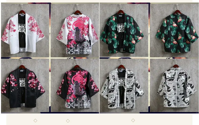 Summer Men's Chinese Style Robe Large Loose Hanfu Coat — feature 10