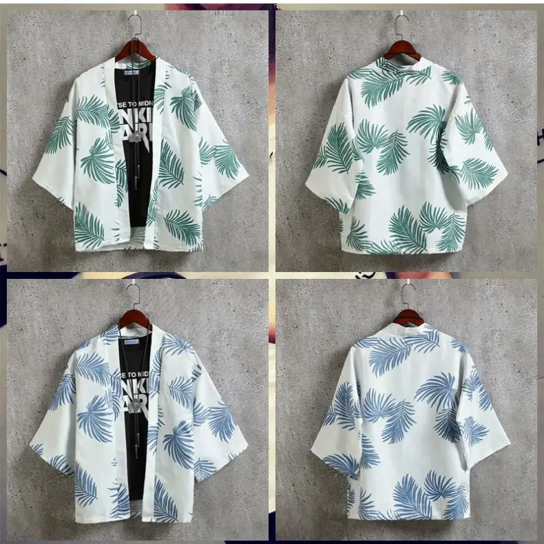 Summer Men's Chinese Style Robe Large Loose Hanfu Coat — feature 16
