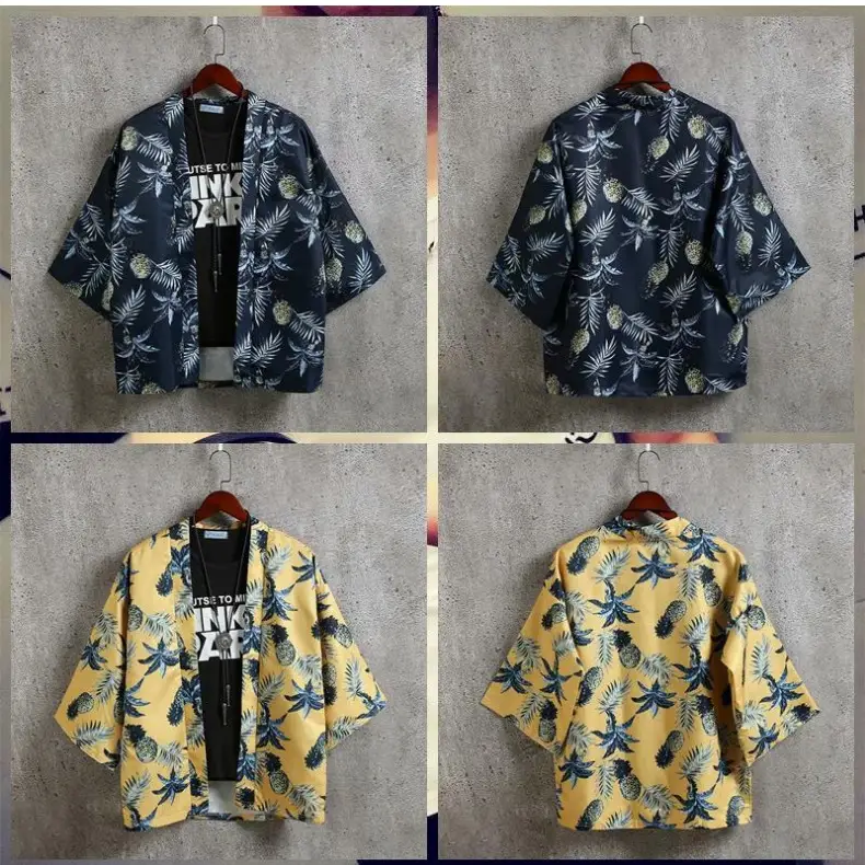 Summer Men's Chinese Style Robe Large Loose Hanfu Coat — feature 17