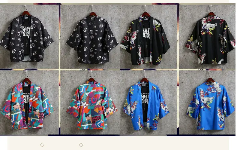 Summer Men's Chinese Style Robe Large Loose Hanfu Coat — feature 9