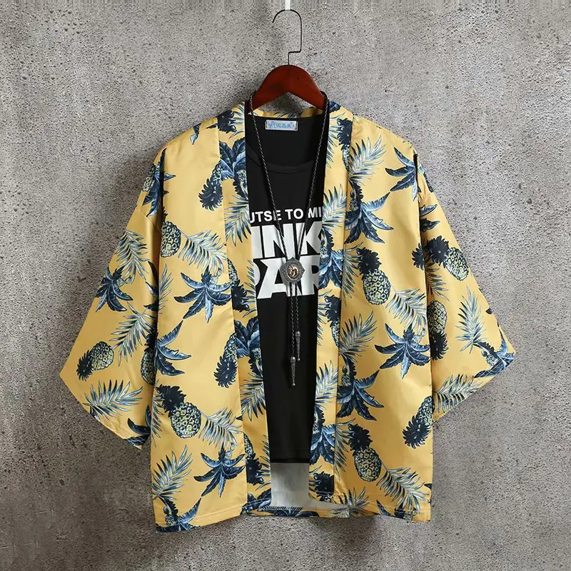 Summer Men's Chinese Style Robe Large Loose Hanfu Coat - Image 10