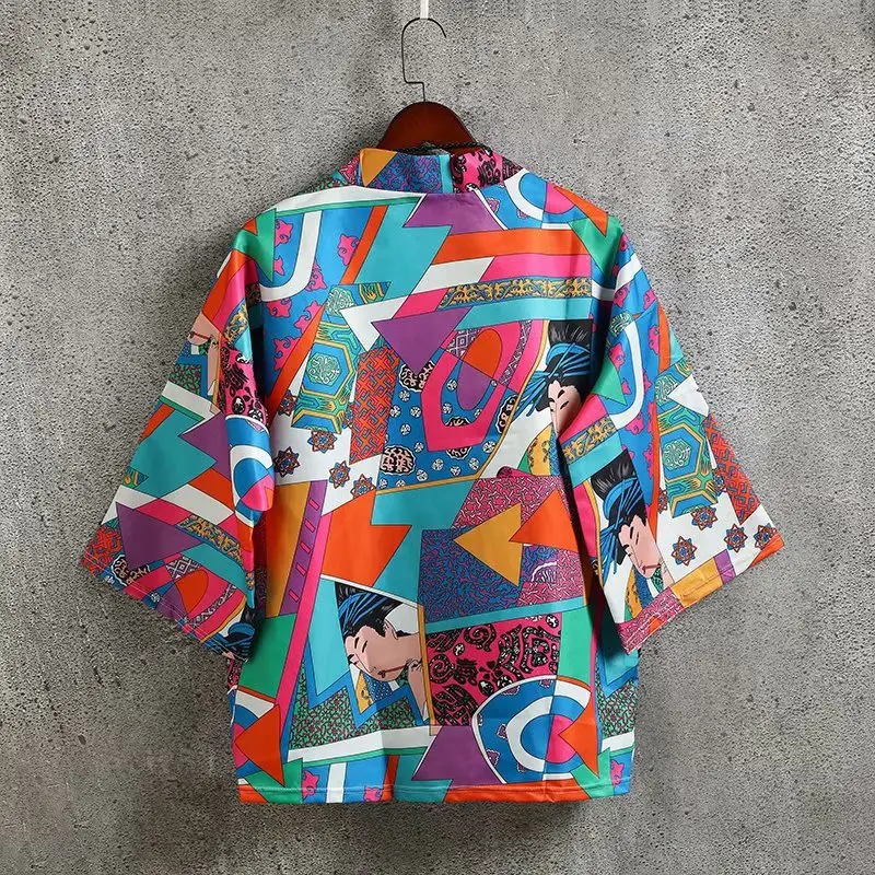 Summer Men's Chinese Style Robe Large Loose Hanfu Coat - Image 16