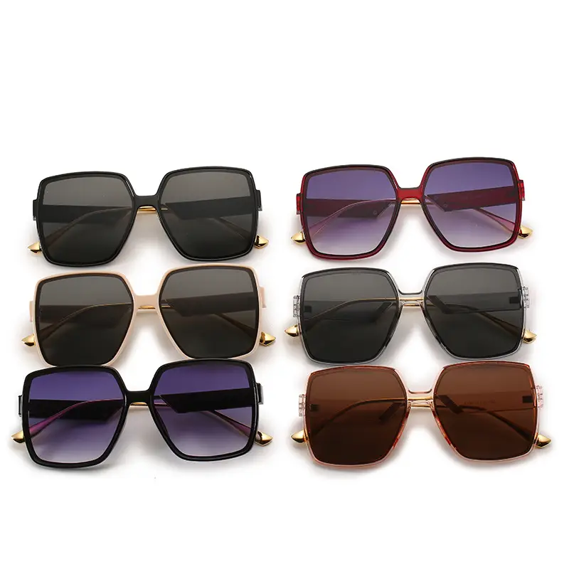 2021 Women Sunglasses European American Fashion Metal Leg - Image 4