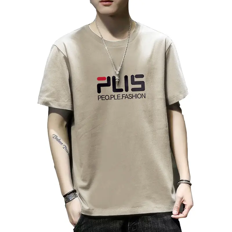 Men Printed T-Shirt White Fila Style 2022 Summer - Image 16
