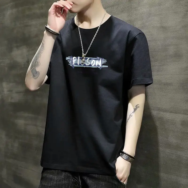 Men Printed T-Shirt White Fila Style 2022 Summer - Image 5