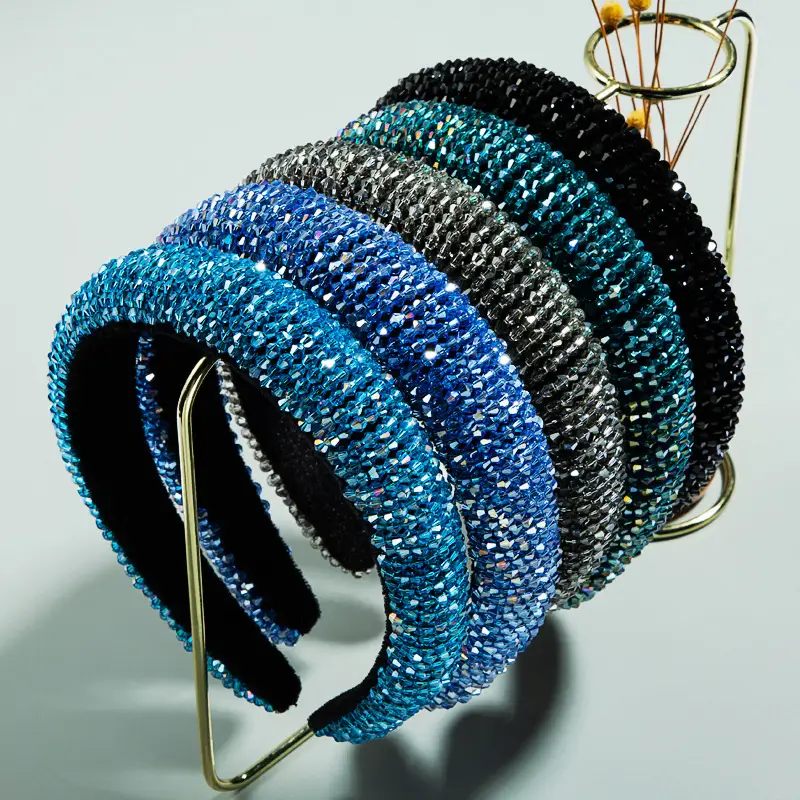 Crystal Wide Brim Hairband for Women - Image 19