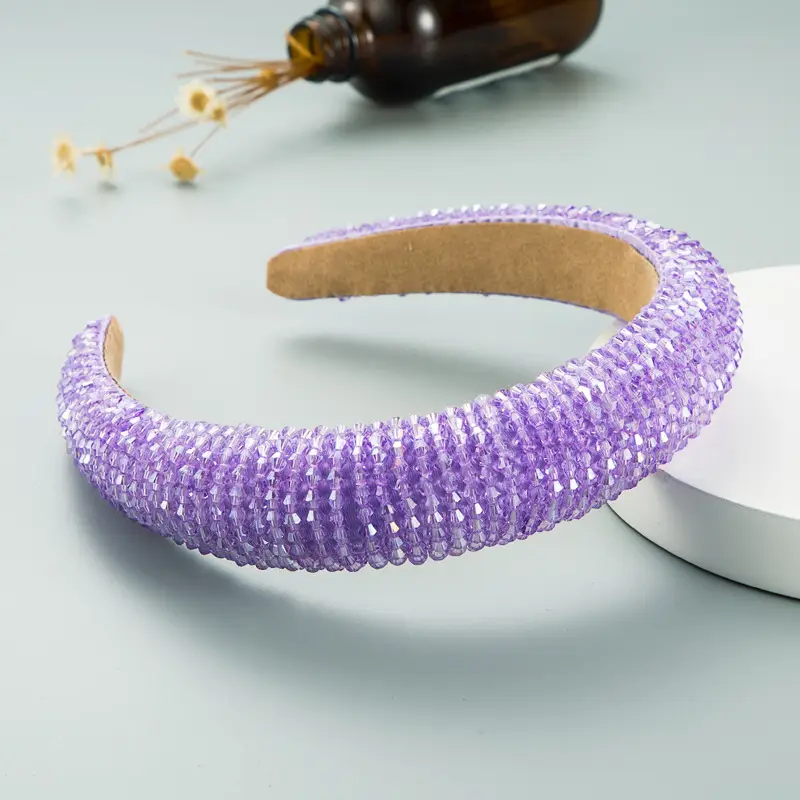 Crystal Wide Brim Hairband for Women - Image 21