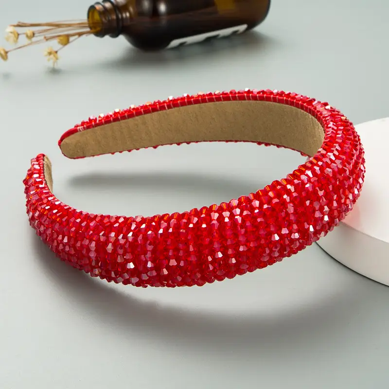 Crystal Wide Brim Hairband for Women - Image 3