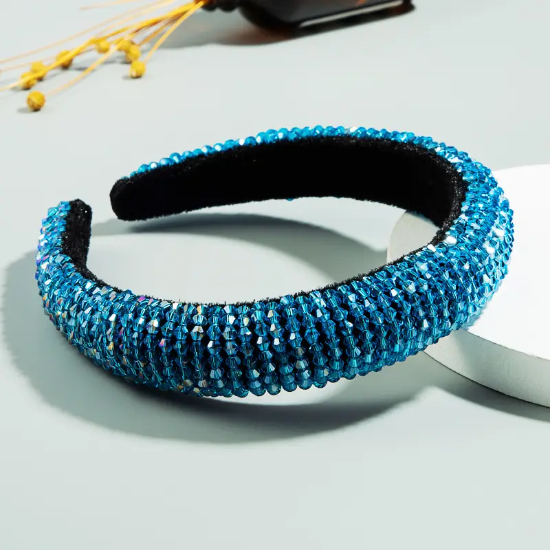 Crystal Wide Brim Hairband for Women - Image 9