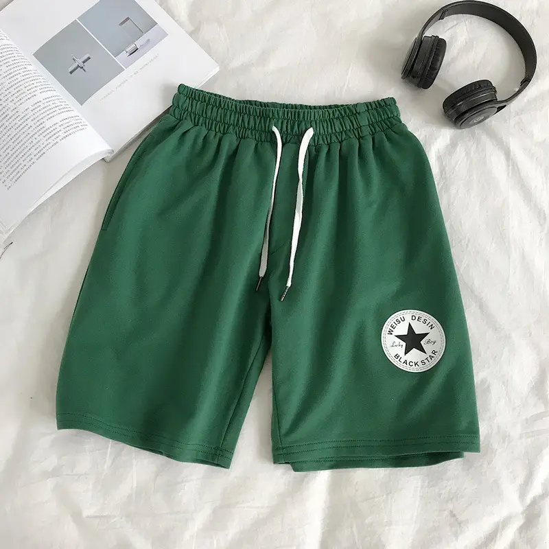 Men Black Printed Loose Shorts Medium Casual Pants - Image 3