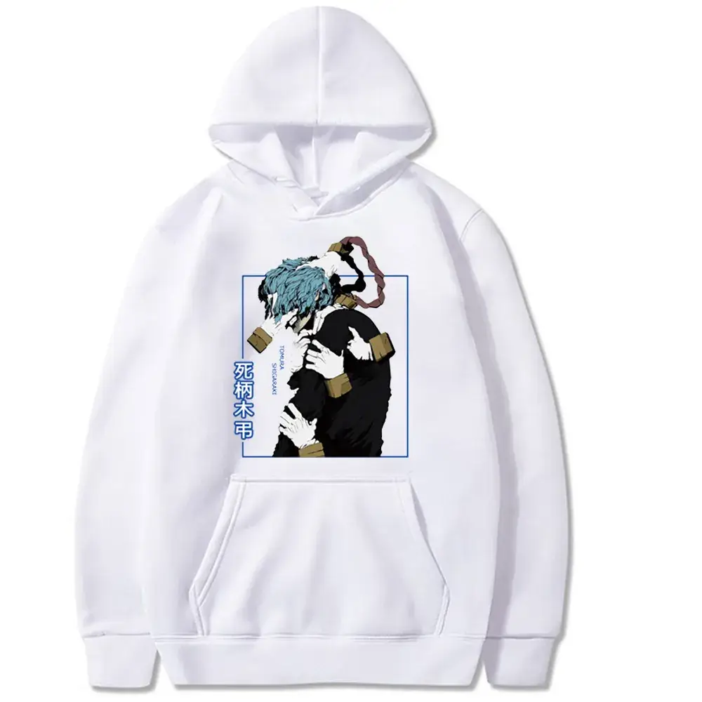 Men Hooded Sweatshirt Yellow Boku My Hero Academia Print - Image 13