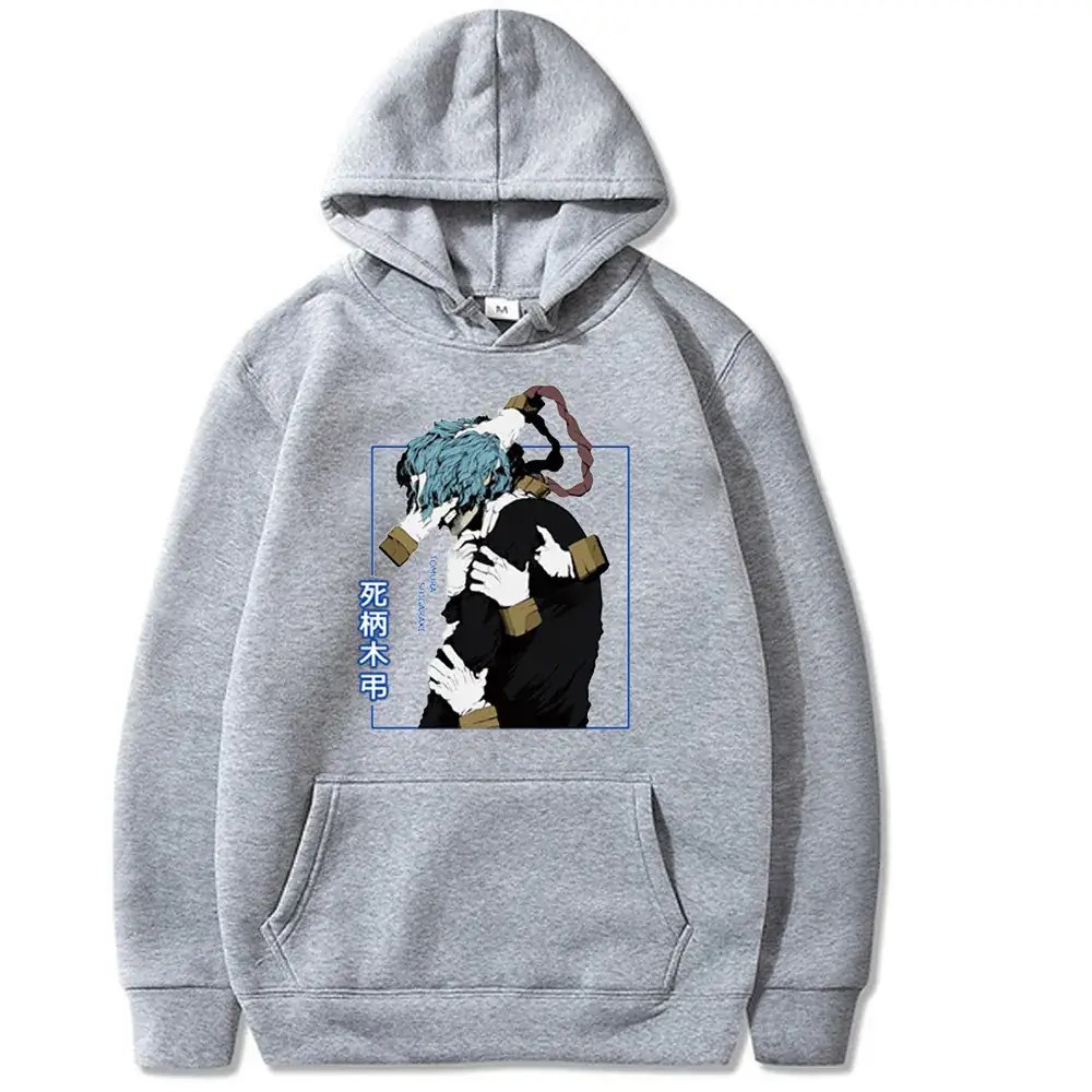 Men Hooded Sweatshirt Yellow Boku My Hero Academia Print - Image 16