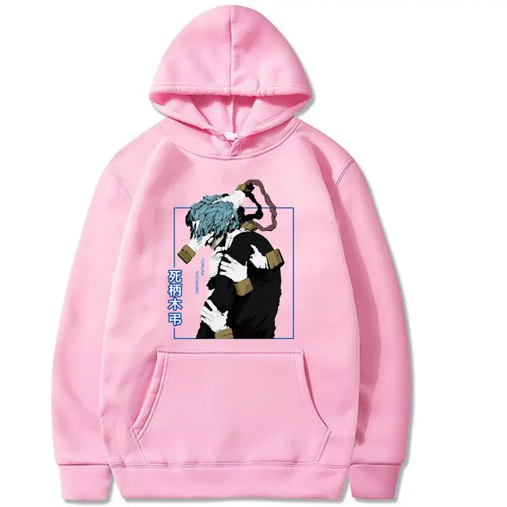 Men Hooded Sweatshirt Yellow Boku My Hero Academia Print - Image 18