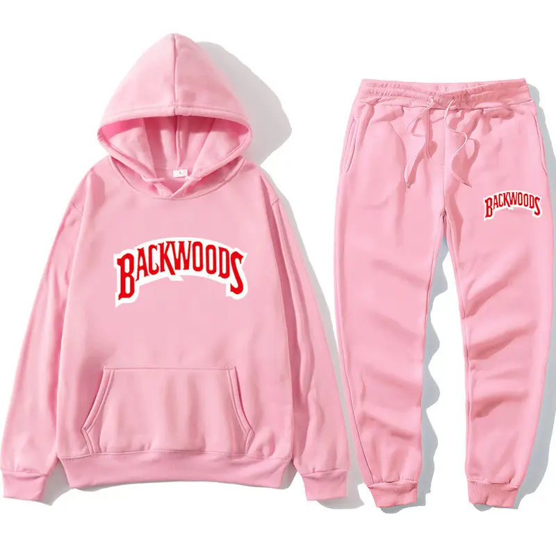 Men Grey Backwoods Hoodie & Pants Set - Image 39