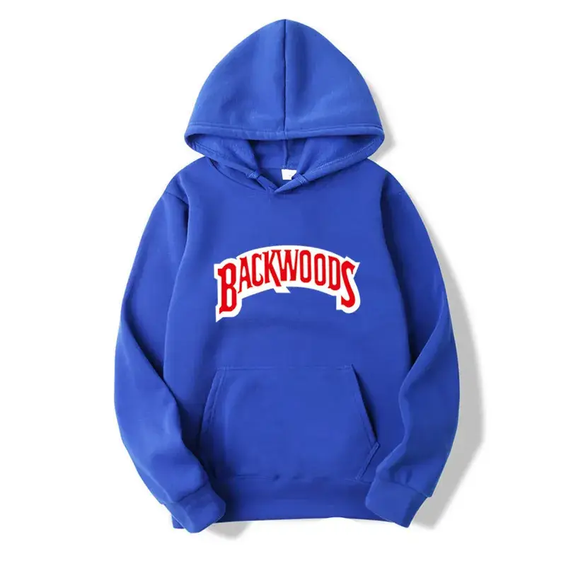 Men Navy Backwoods Hoodie Sweatpants Set - Image 7