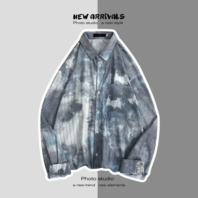 Men Korean Style Printed Jacket Spring Autumn Long Sleeve — feature 22