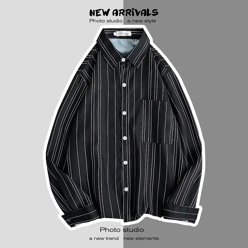 Men Korean Style Printed Jacket Spring Autumn Long Sleeve — feature 24