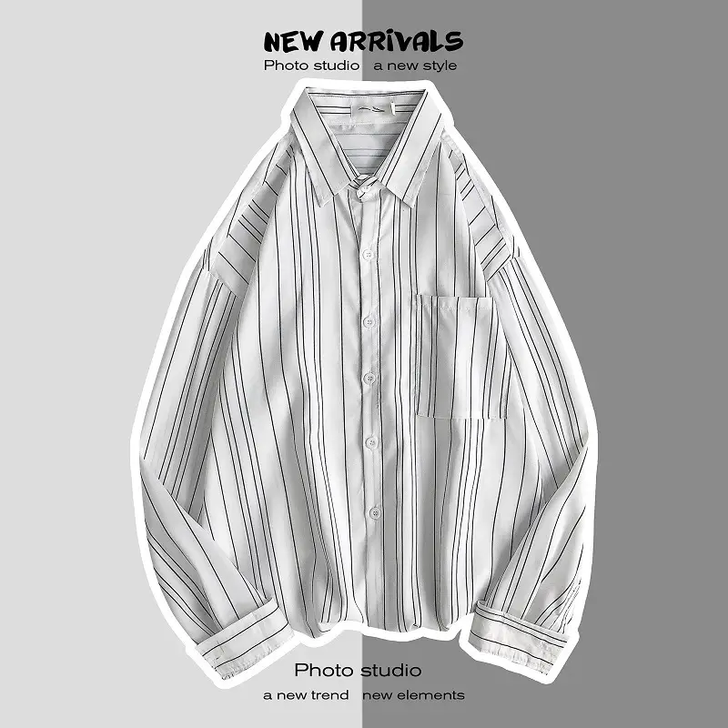 Men Korean Style Printed Jacket Spring Autumn Long Sleeve — feature 25