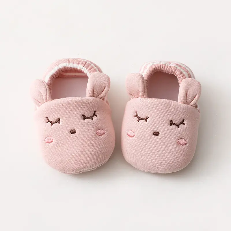Pink Cartoon Baby Floor Socks Non-Slip Spring - Image 3