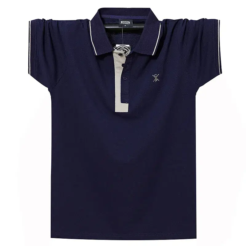 Men Black Polo T-Shirt with Zip Front 2025 - Image 5