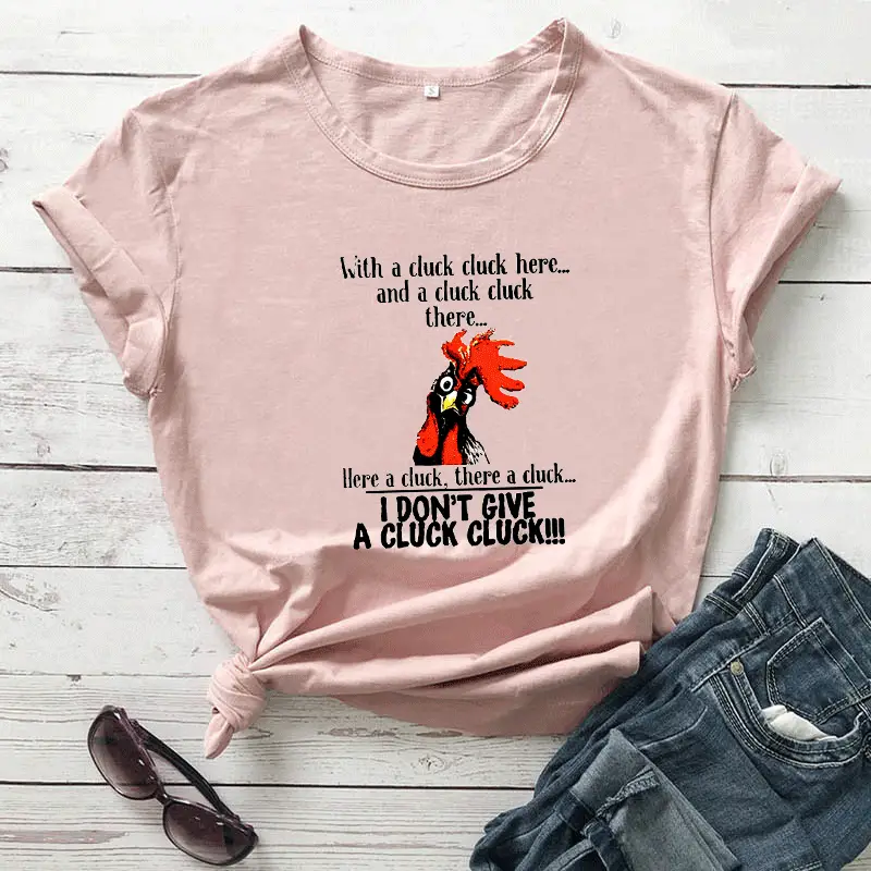 Black T-Shirt with Rooster Graphic Loose Fit Maroon - Image 17