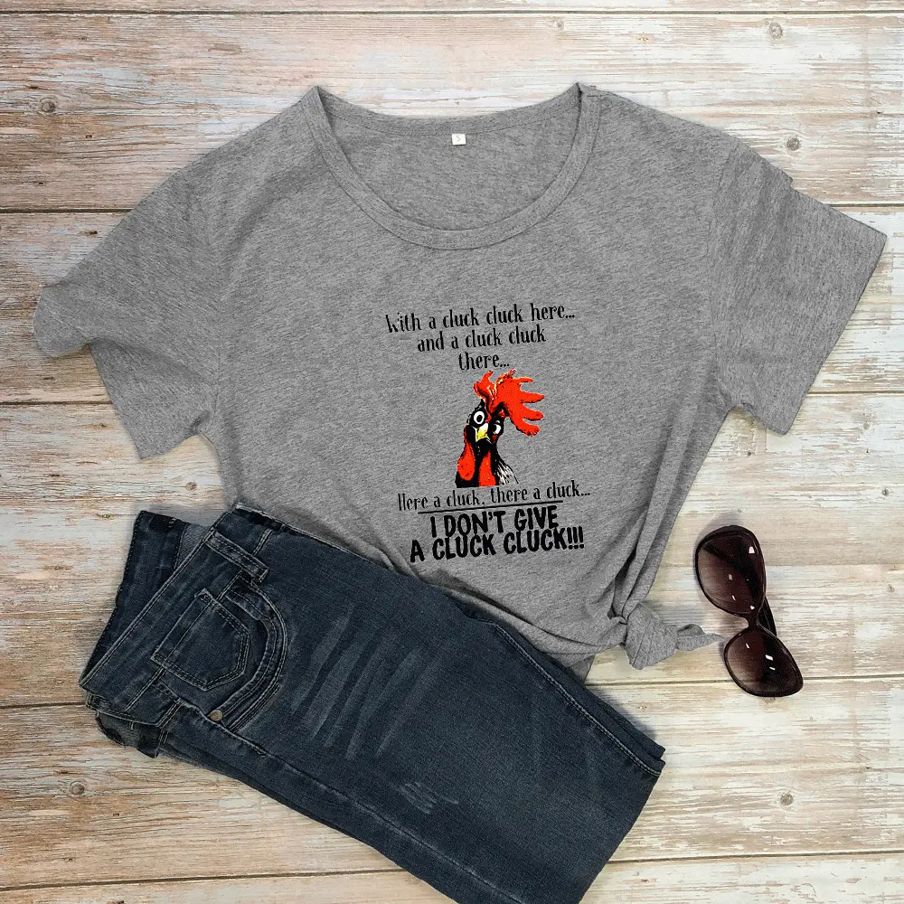 Black T-Shirt with Rooster Graphic Loose Fit Maroon - Image 8