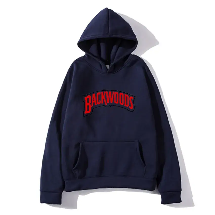 Pink Backwoods Hooded Pullover Sweater for Men Women - Image 2