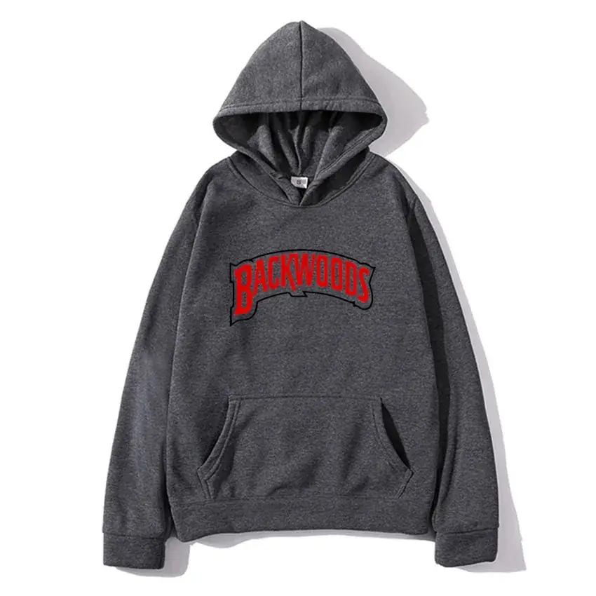 Pink Backwoods Hooded Pullover Sweater for Men Women - Image 5