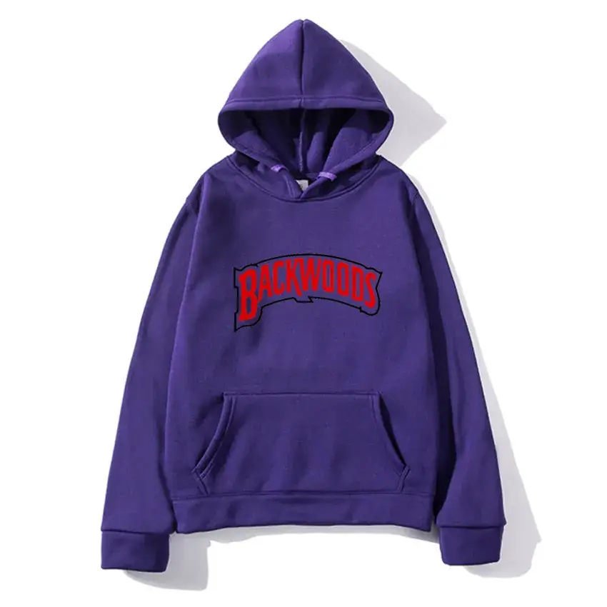 Pink Backwoods Hooded Pullover Sweater for Men Women - Image 8