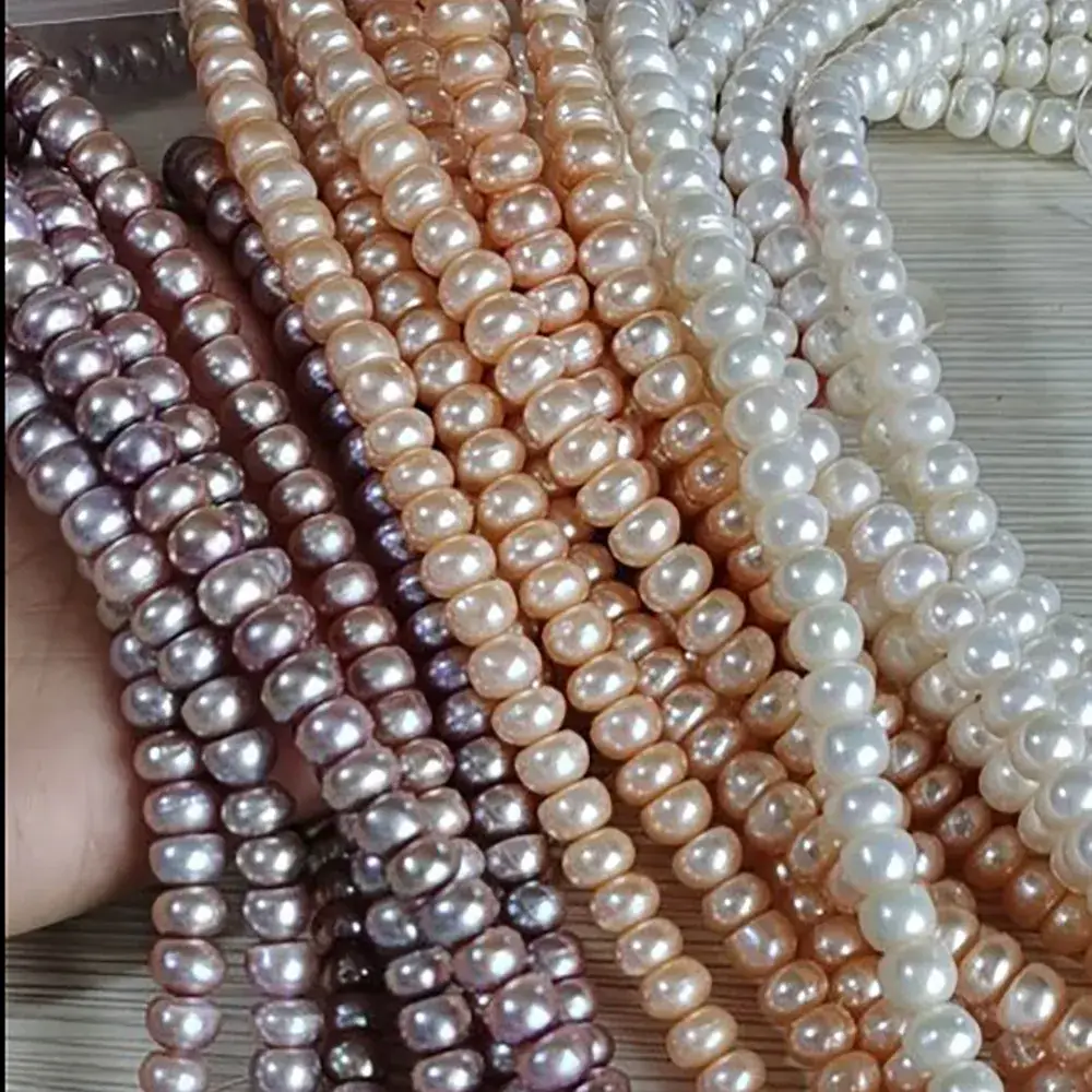 New S925 Natural Freshwater Pearl Earrings 18K Gold Plated - Image 90