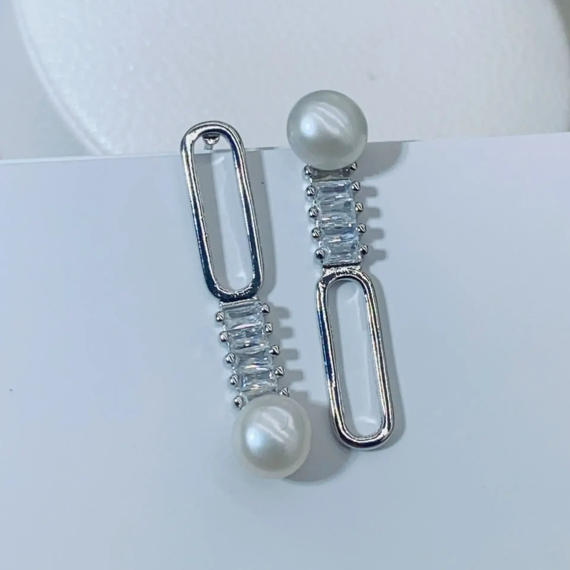 New S925 Natural Freshwater Pearl Earrings 18K Gold Plated - Image 18