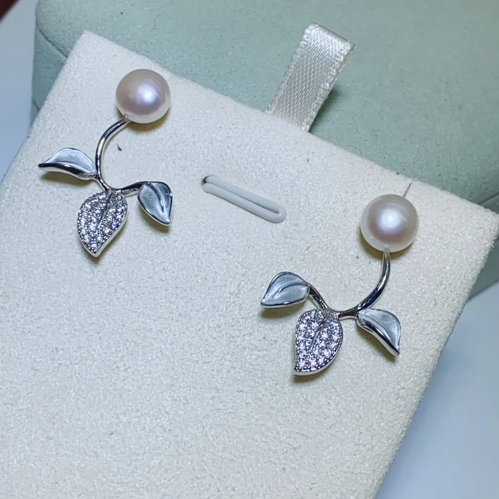 New S925 Natural Freshwater Pearl Earrings 18K Gold Plated - Image 77