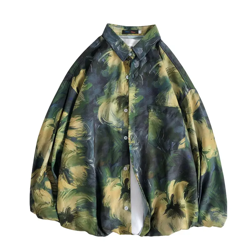 Men's Long Sleeve Camo Printed Coat 2023 - Image 3
