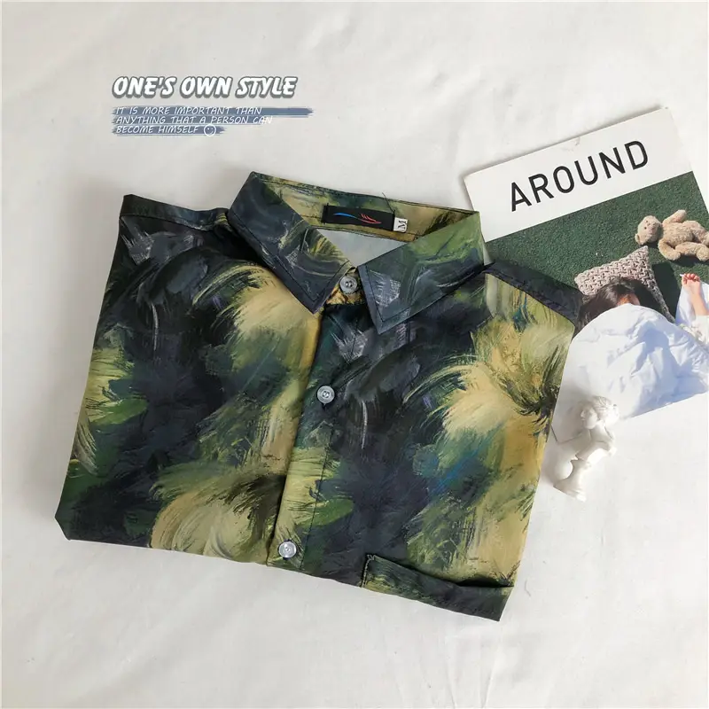 Men's Long Sleeve Camo Printed Coat 2023 - Image 6