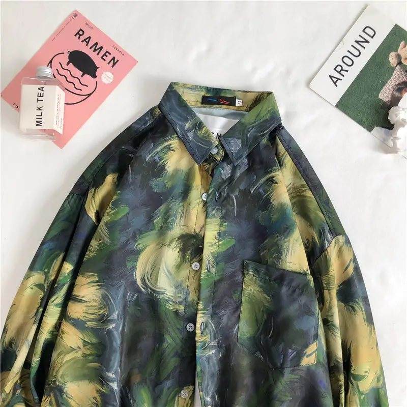 Men's Long Sleeve Camo Printed Coat 2023 — feature 3