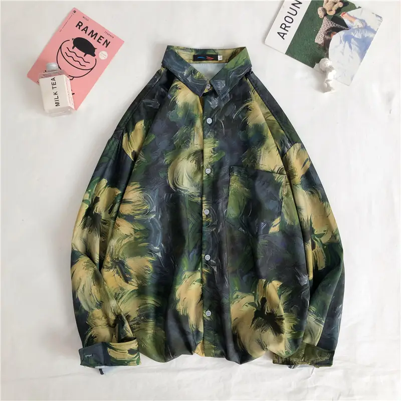 Men's Long Sleeve Camo Printed Coat 2023 — feature 4