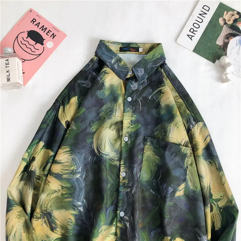Men's Long Sleeve Camo Printed Coat 2023 — feature 6