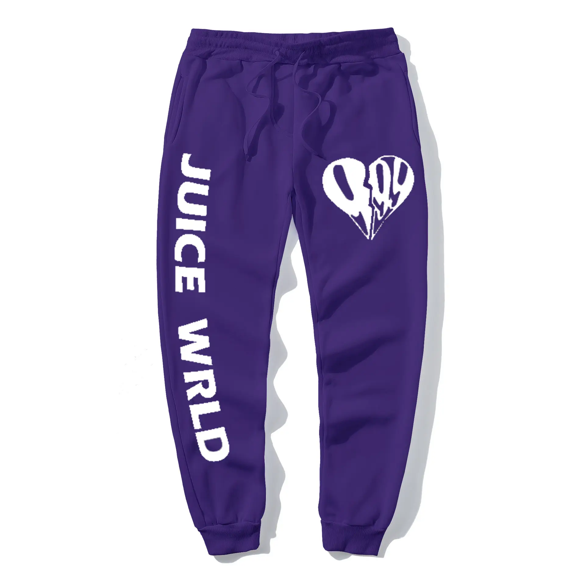 Gray Juice World Printed Leg Pants for Women - Image 39