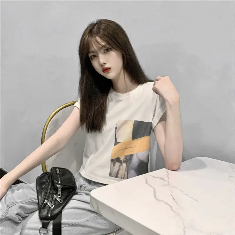 Women Short Sleeve T-Shirt 2025 Summer Loose Fit — feature 10