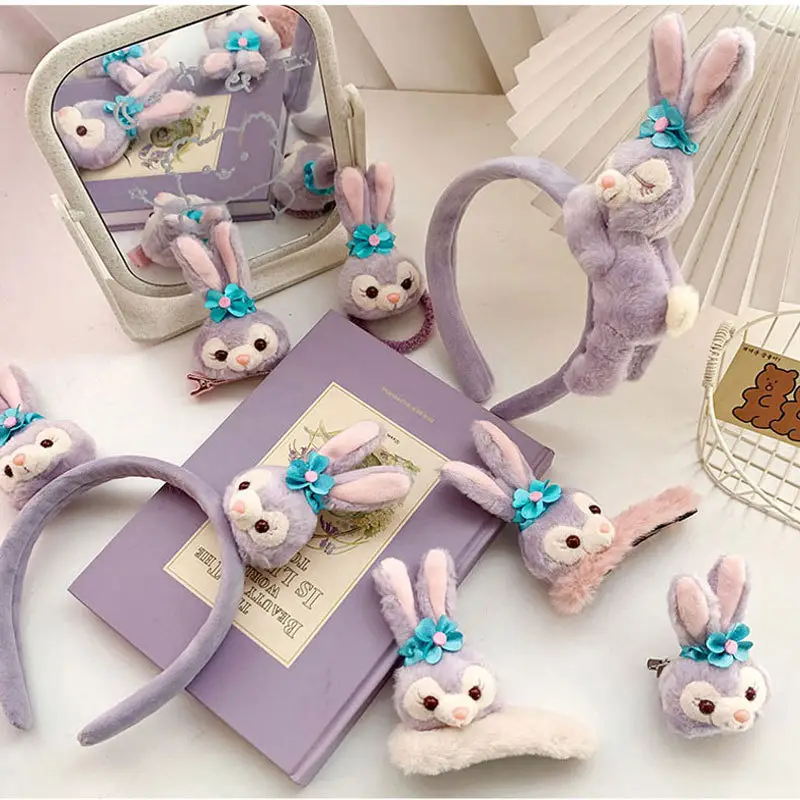 Plush Embroidered Hairband for Girls Winter - Image 81