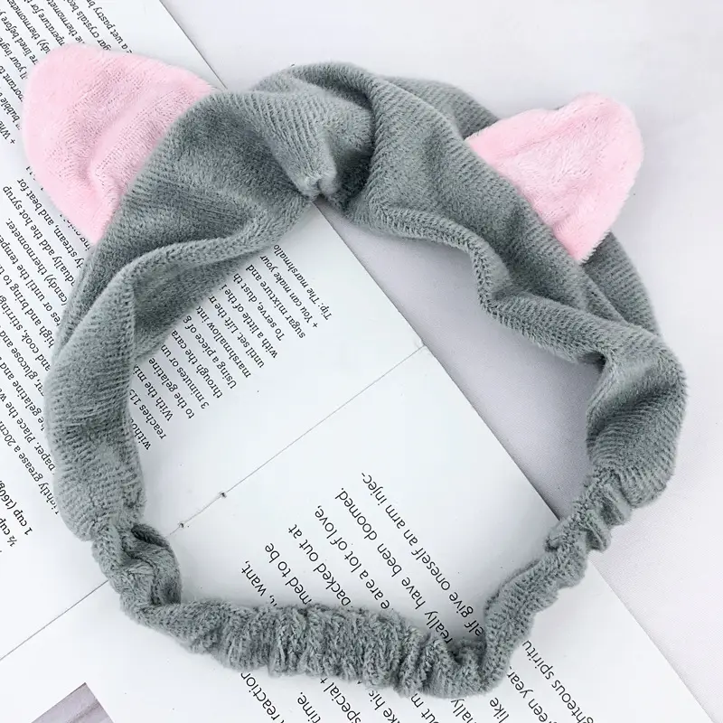 Plush Embroidered Hairband for Girls Winter - Image 10