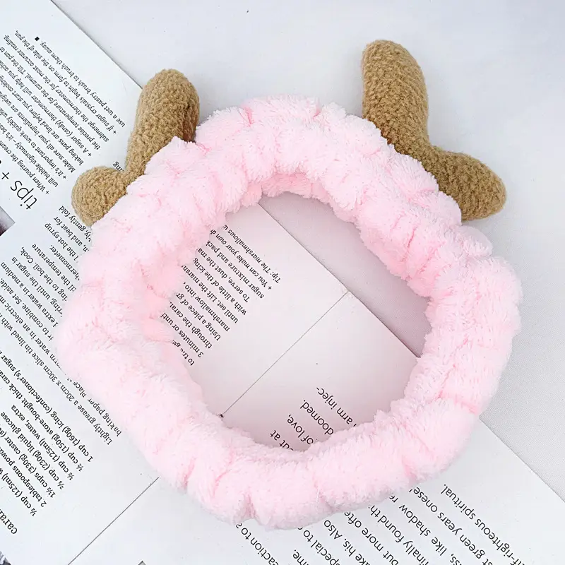 Plush Embroidered Hairband for Girls Winter - Image 11