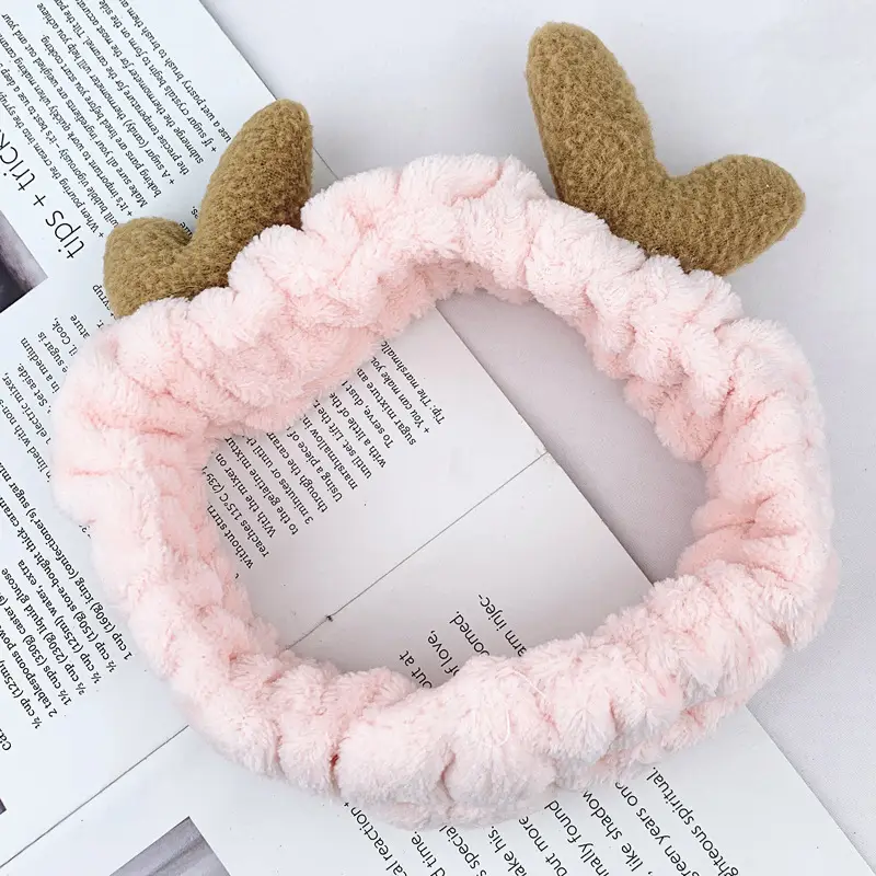 Plush Embroidered Hairband for Girls Winter - Image 13