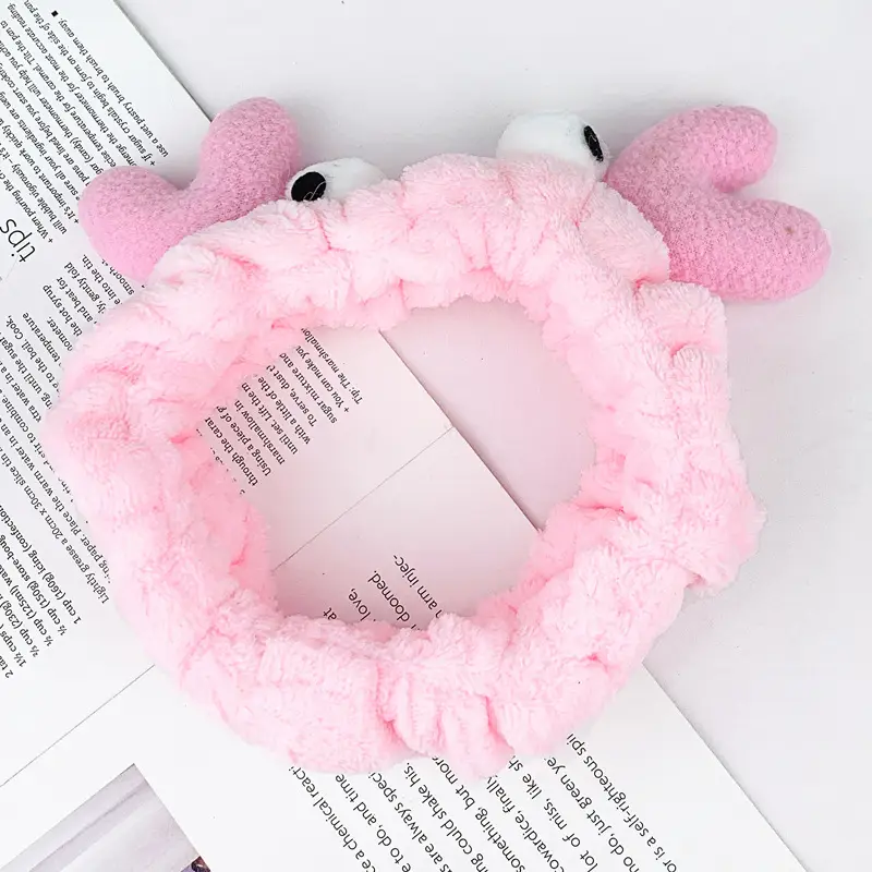 Plush Embroidered Hairband for Girls Winter - Image 15