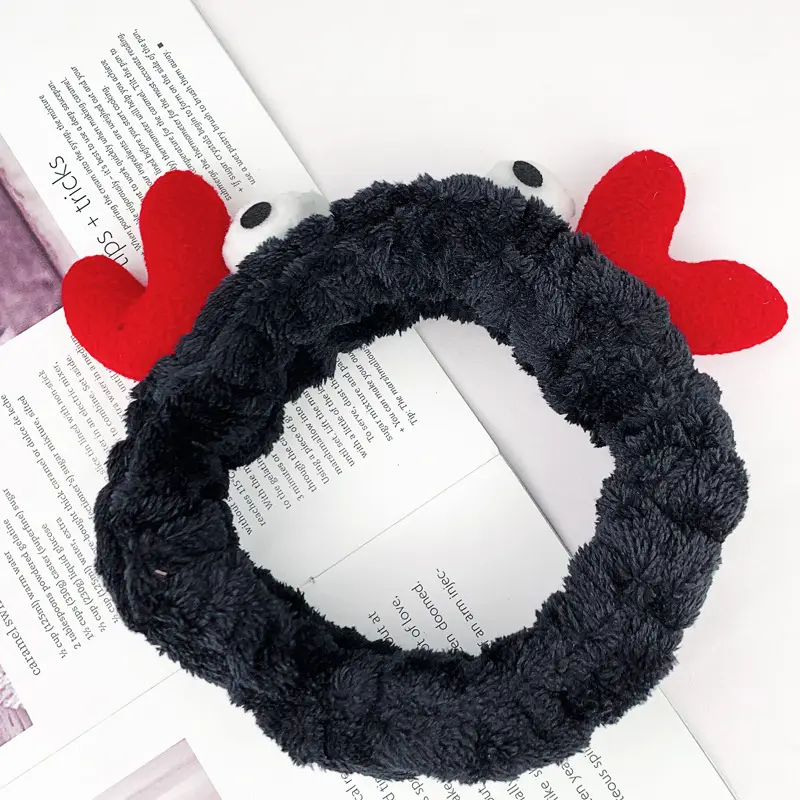 Plush Embroidered Hairband for Girls Winter - Image 17